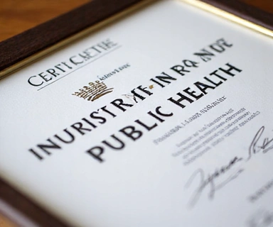 Certificado de Nutrición Clínica y Salud Pública.