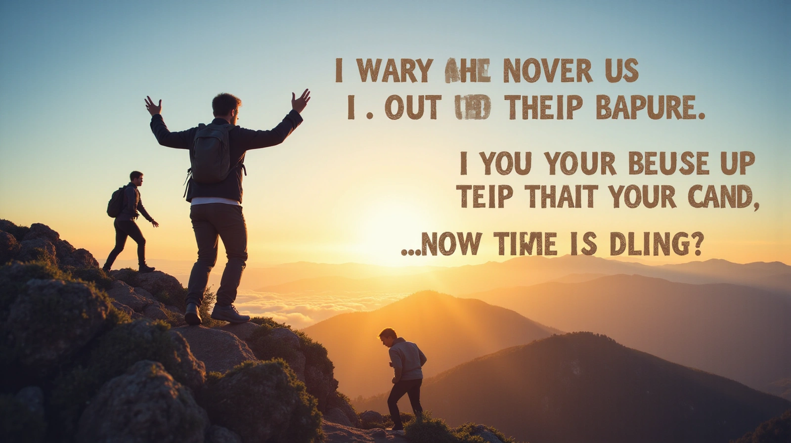 Persona alcanzando una meta